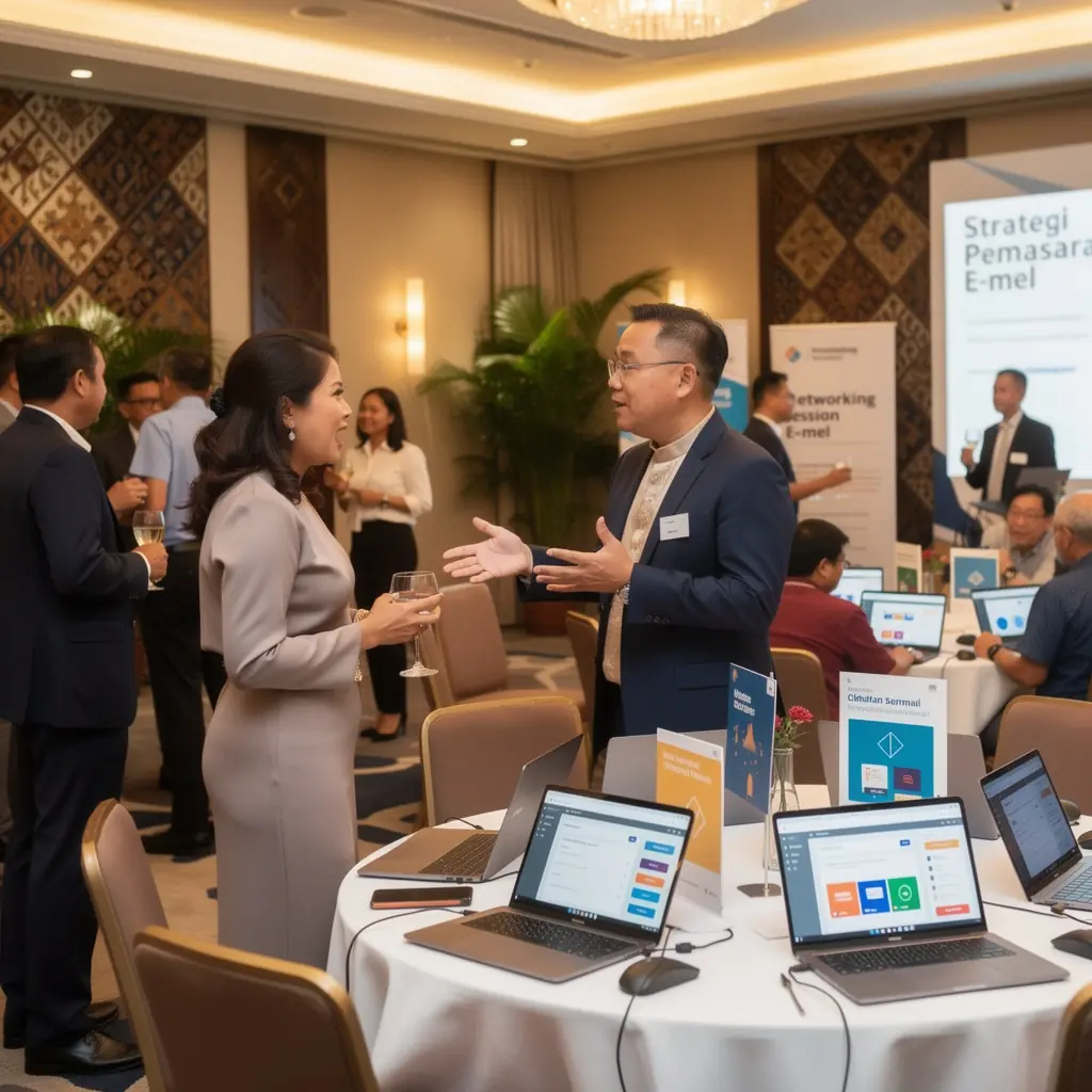 A close-up of a mobile device displaying a responsive email newsletter layout optimized for viewing on smartphones.